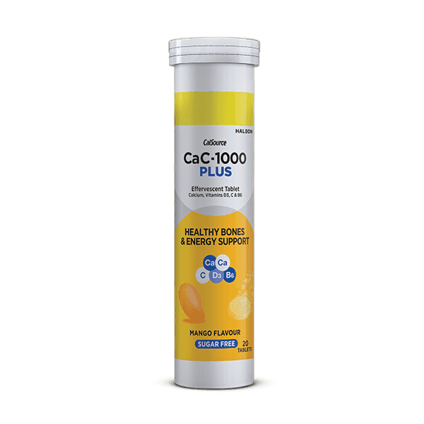 cac-1000 plus mango (sugar free) effervescent tablets (1 bottle = 20 tablets) Product Image