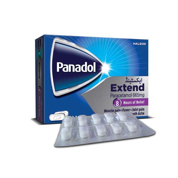 panadol extend tablets 665mg (1 strip = 10 tablets) Product Image