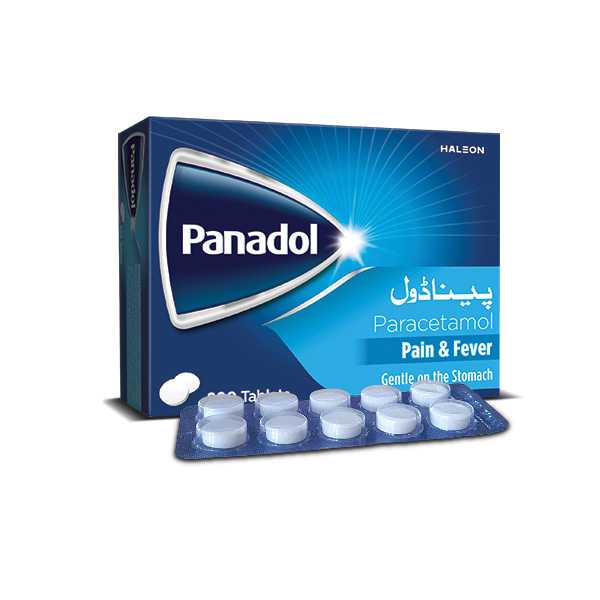 panadol tablets 500mg (1 strip = 10 tablets) Product Image