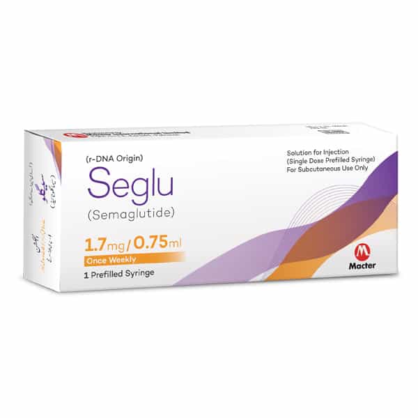 how many ml is 1.7 mg of semaglutide Seglu (1.7mg/0.75ml) Injection Price in Pakistan