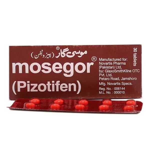 mosegor tablets 0.5mg (1 strip = 10 tablets) Product Image