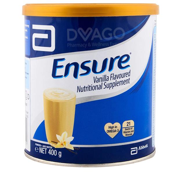 Abbott Ensure Powder Vanilla 400G Price Online Buy Online at DVAGO®