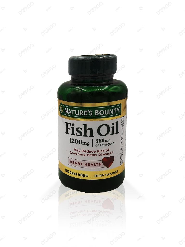 Nature'S Bounty Fish Oil 60 Softgels Buy Online at DVAGO®