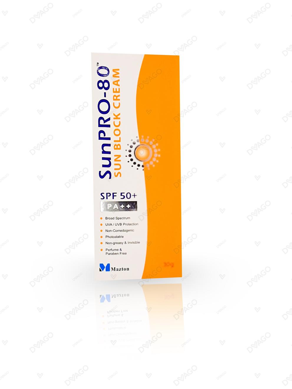 Sunpro80 Spf50+ 30G Buy Online at DVAGO®