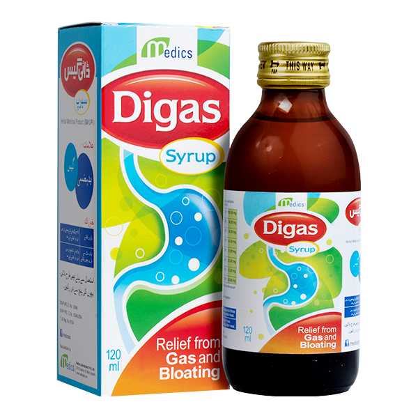 digas syrup 120ml Product Image