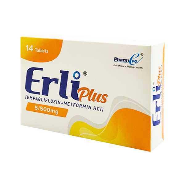 erli plus capsules 5/500mg (1 box = 2 strips) (1 strip = 7 capsules) Product Image